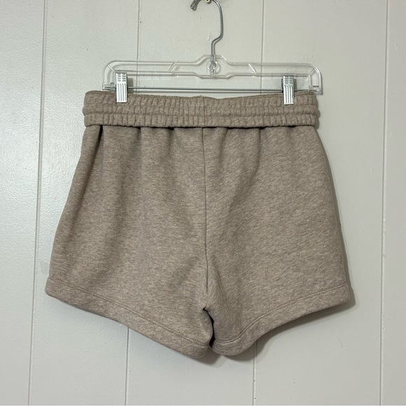 Abercrombie & Fitch Sunday Fleece Lounge Shorts Brown Cozy M Women’s Drawstring - Picture 6 of 8